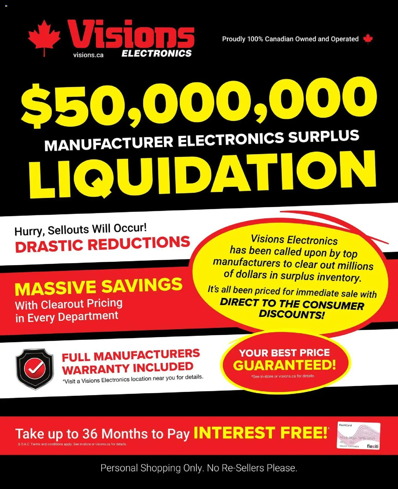 Preview of leaflet Weekly flyer / circulaire from shop Visions is valid from Feb 13, 2026