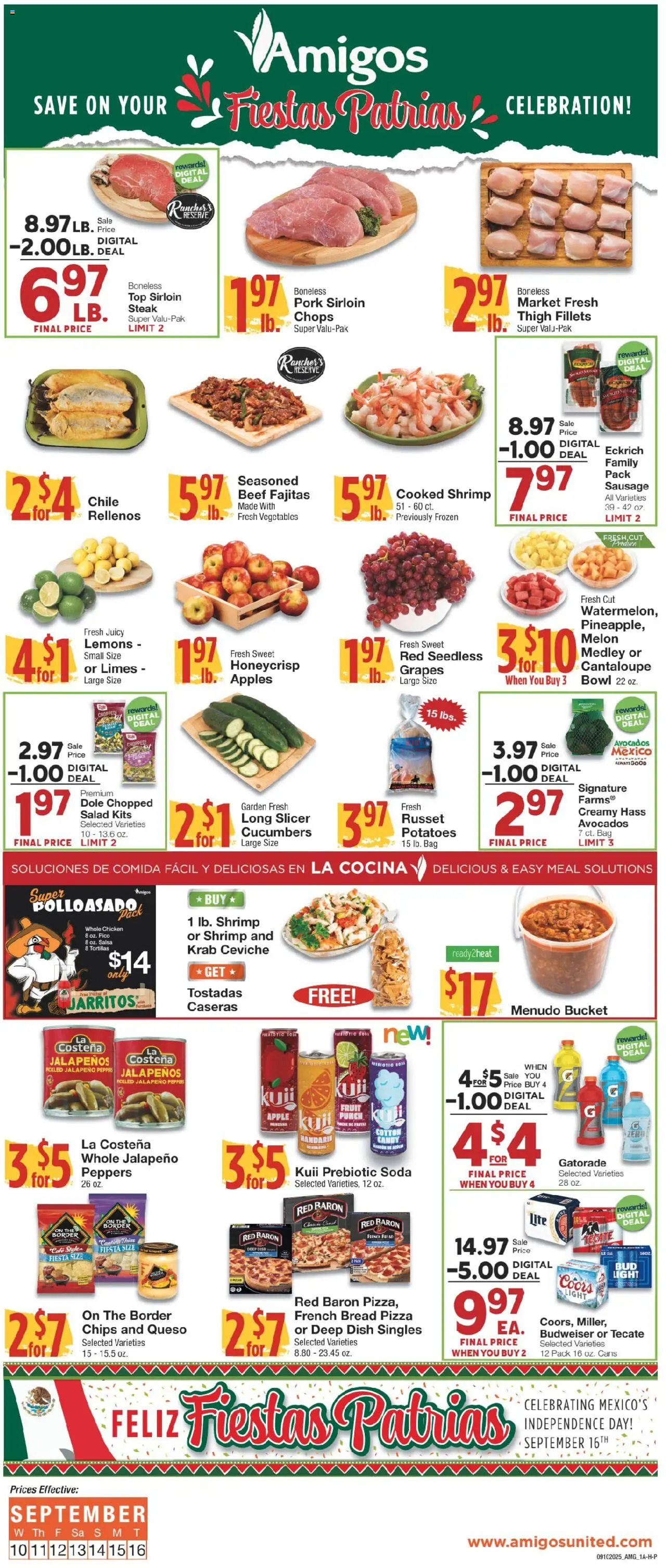 United Supermarkets Ad from 09/09/2025 - Flyer - Page number 1