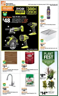 Un aperçu du dépliant Weekly Flyer - BC du magasin Home Depot est valide à partir 14 août 2025