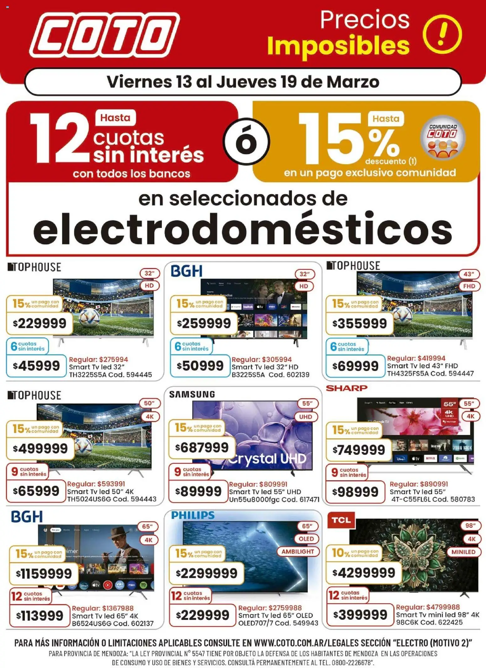 Vista previa del folleto de la tienda Coto válido desde el 13/03/2026 