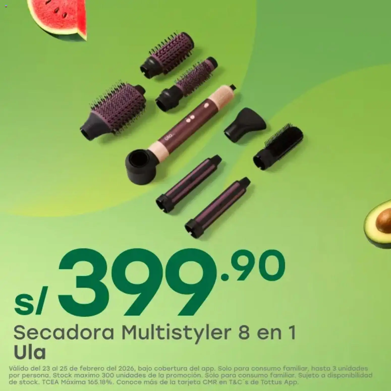 Vista previa de Catálogo de la tienda Tottus válido desde 23/02/2026 - Bajo, Secadora