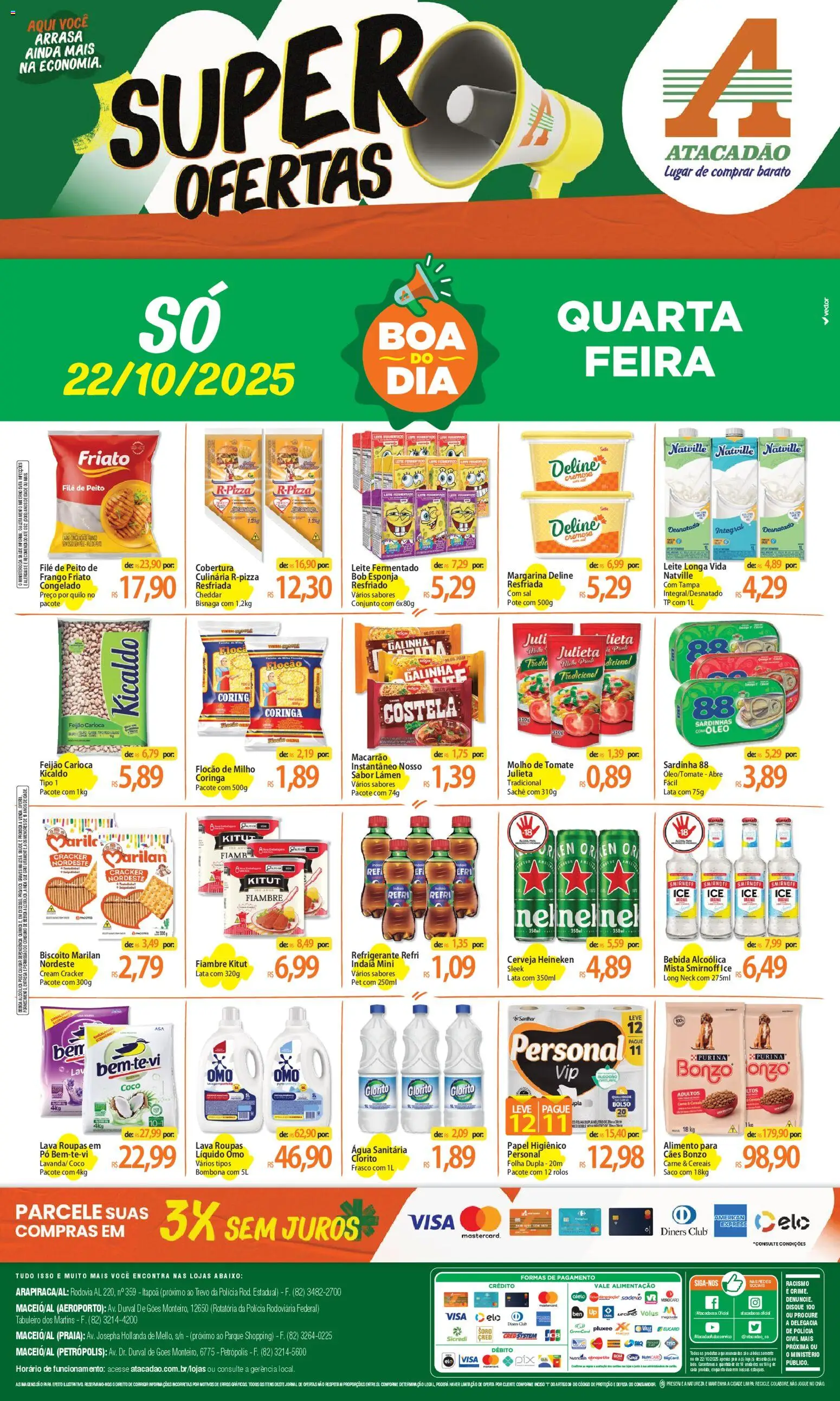 Atacadão folheto "Ofertas - AL" válido a partir de 22/10/2025 - número de página 1