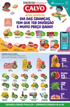 Pré-Visualização do folheto "Ofertas da semana" da loja Calvo Atacadista válido a partir de 10/10/2025