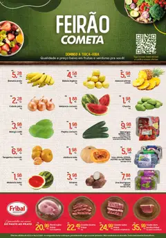 Pré-Visualização do folheto "Ofertas Feirão" da loja Cometa Supermercados válido a partir de 02/11/2025 | Página: 1