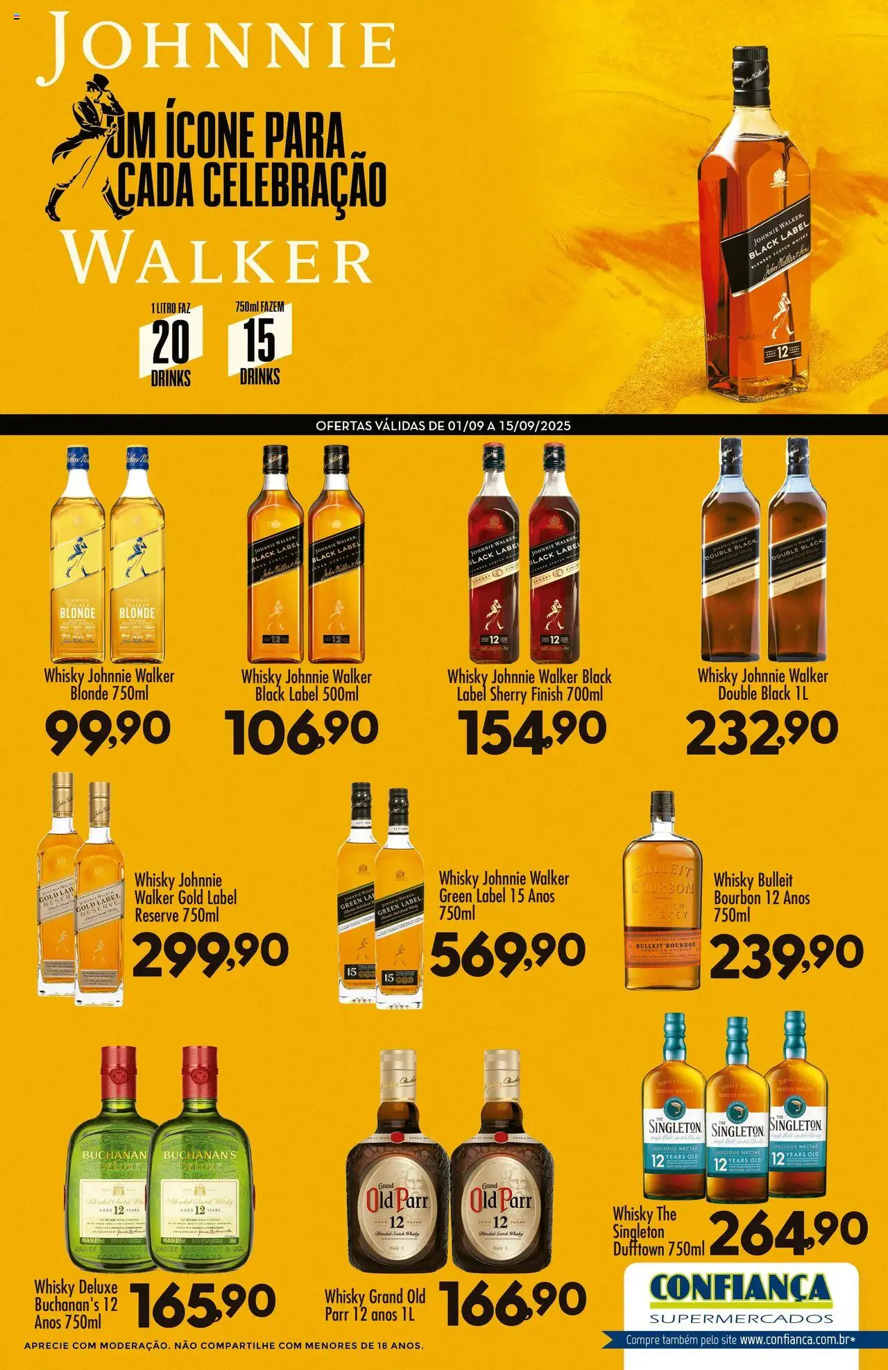 Confiança folheto "Ofertas Diageo" válido a partir de 01/09/2025 - número de página 1