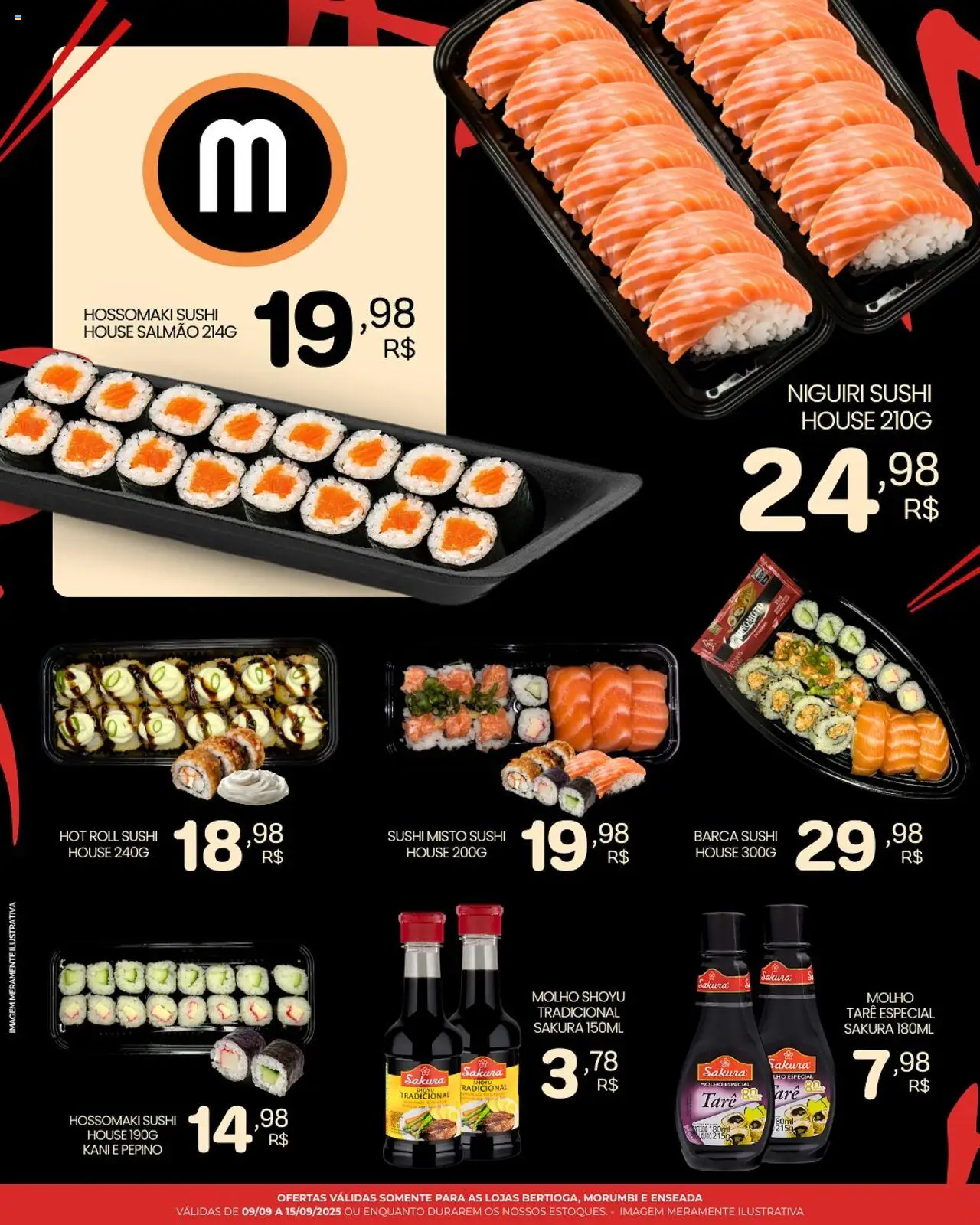 Mercadão Atacadista folheto "Ofertas de sabores orientais" válido a partir de 09/09/2025 - número de página 1