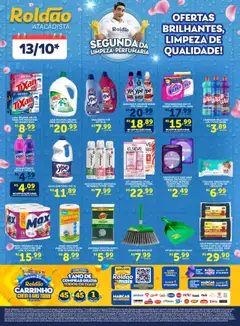 Pré-Visualização do folheto "Ofertas Segunda da Limpeza e Perfumaria" da loja Roldão válido a partir de 13/10/2025