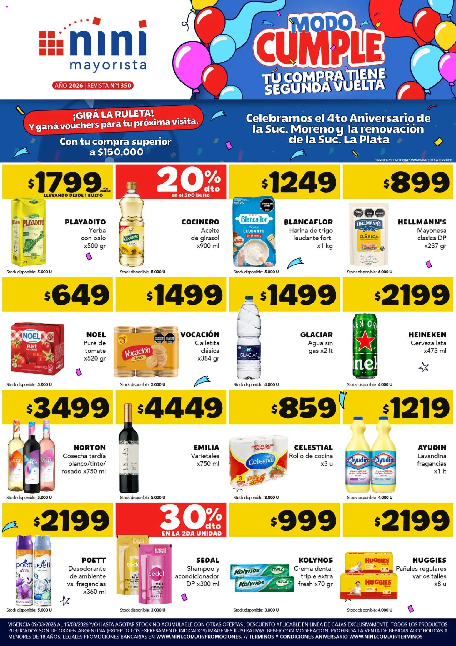 Vista previa del folleto de la tienda NINI Mayorista válido desde el 09/03/2026 