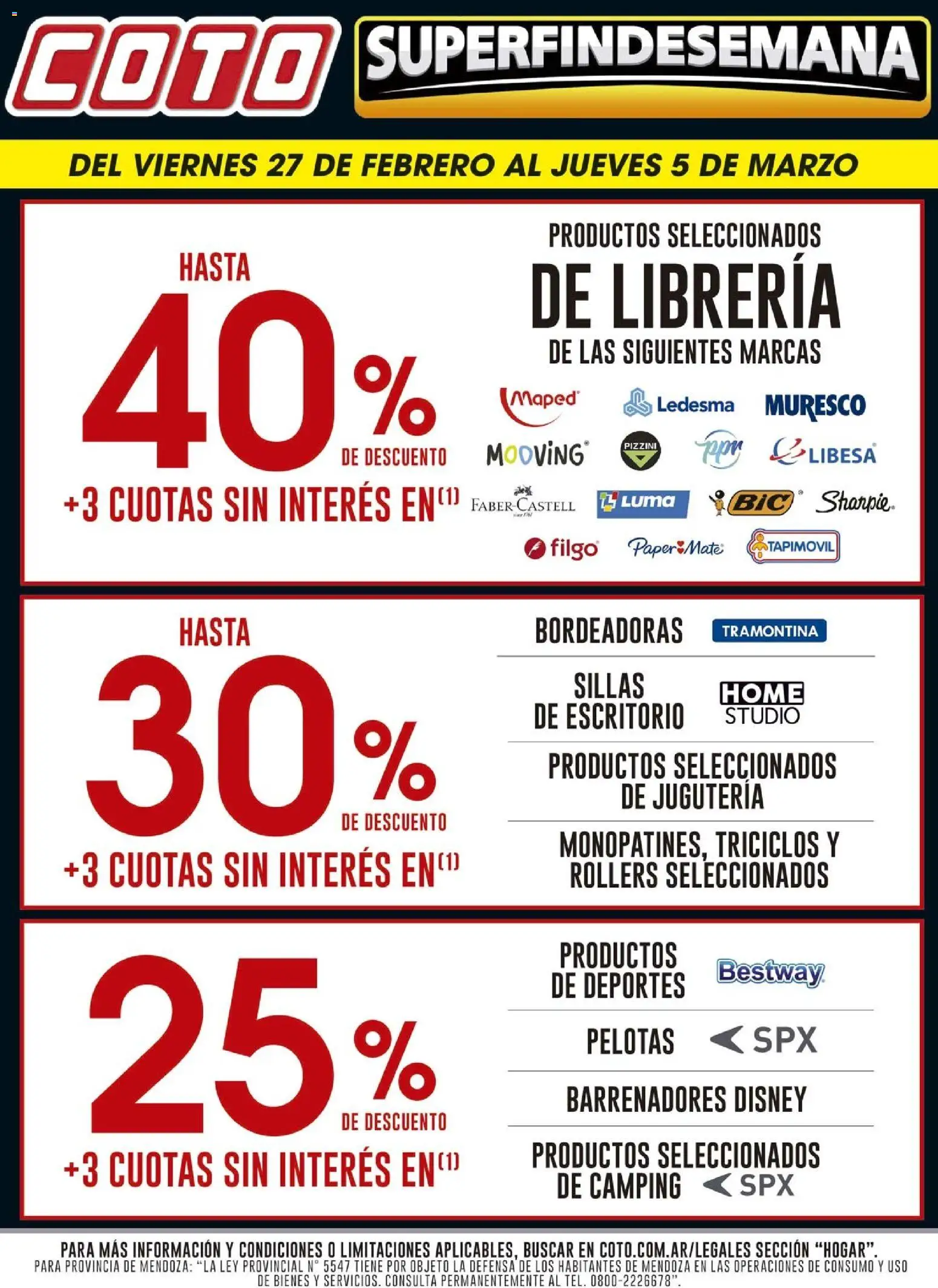 Vista previa del folleto de la tienda Coto válido desde el 27/02/2026 