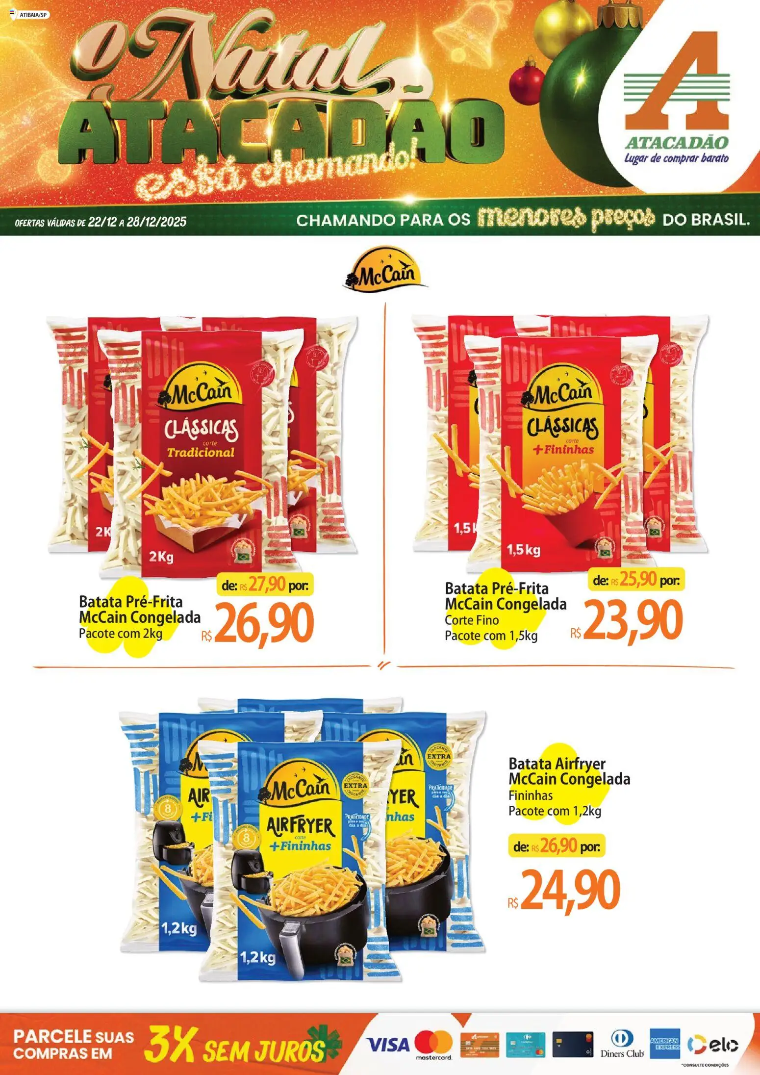 Pré-Visualização do folheto "Ofertas - SP" da loja Atacadão válido a partir de 22/12/2025