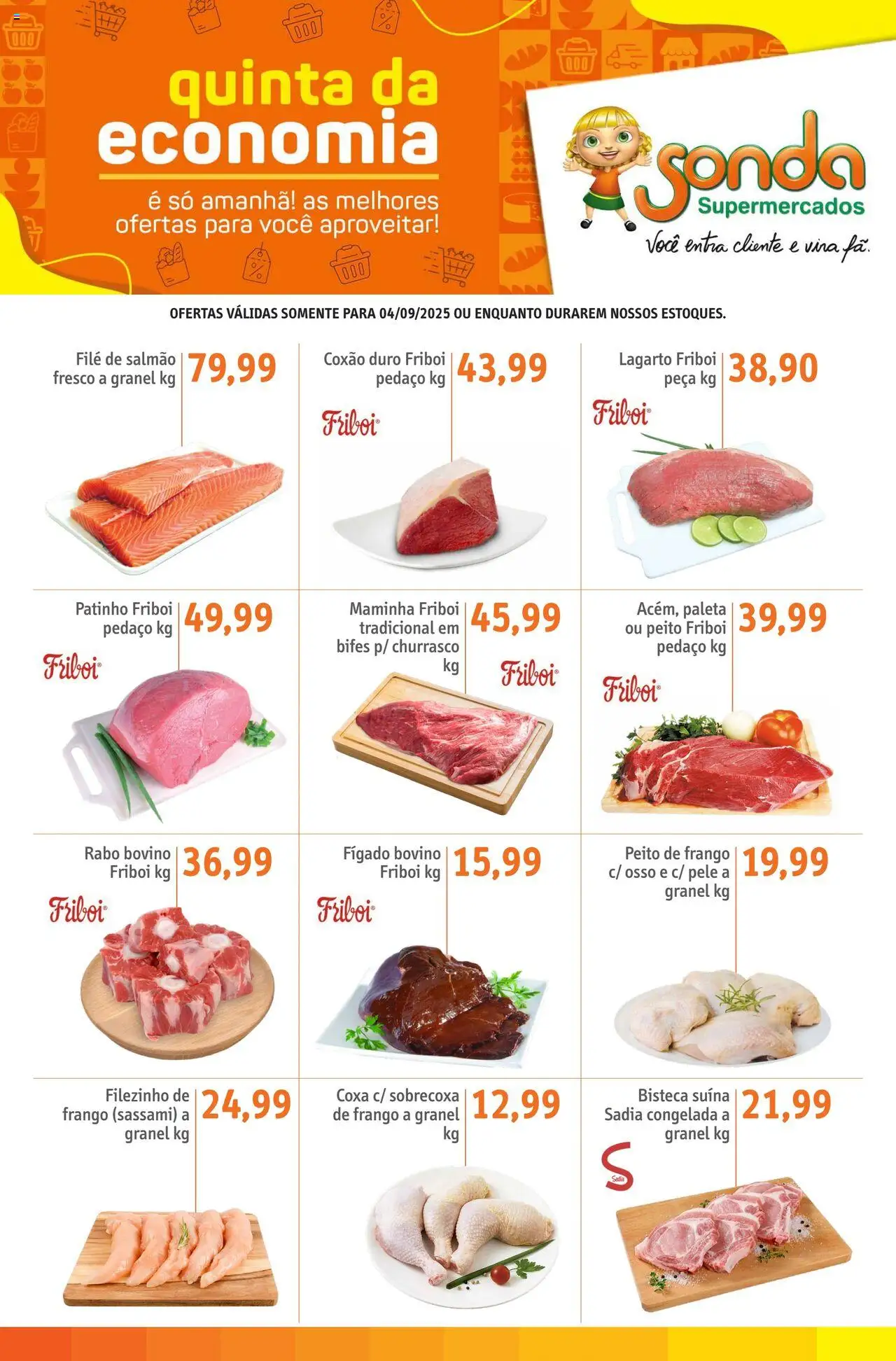 Sonda folheto "Ofertas Quinta da Economia" válido a partir de 04/09/2025 - número de página 1