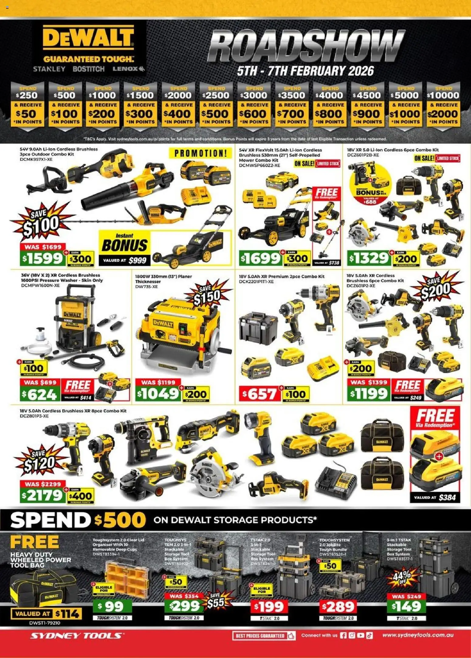 Preview of catalogue Catalogue from shop Sydney Tools valid 05/02/2026