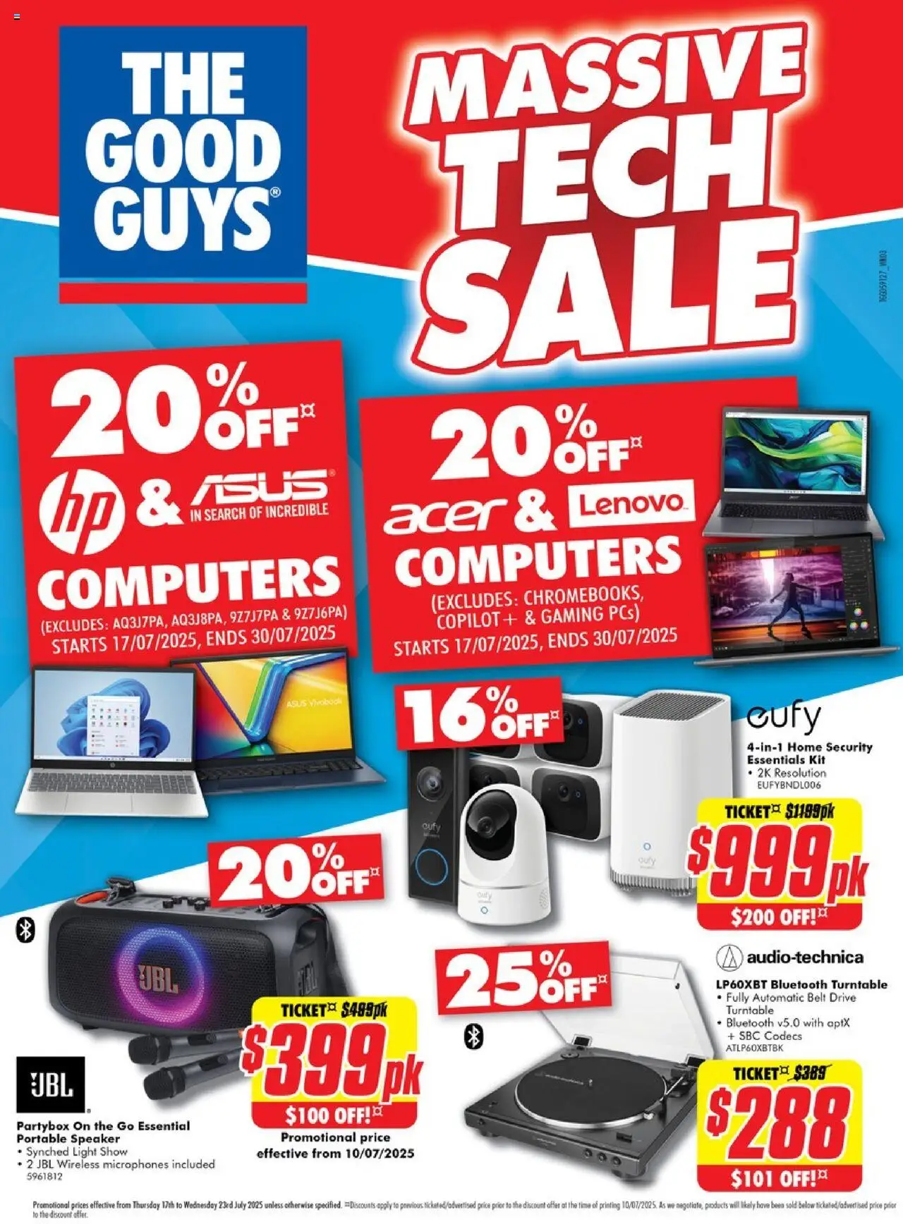 The Good Guys catalogue valid from 16/07/2025 - page 1