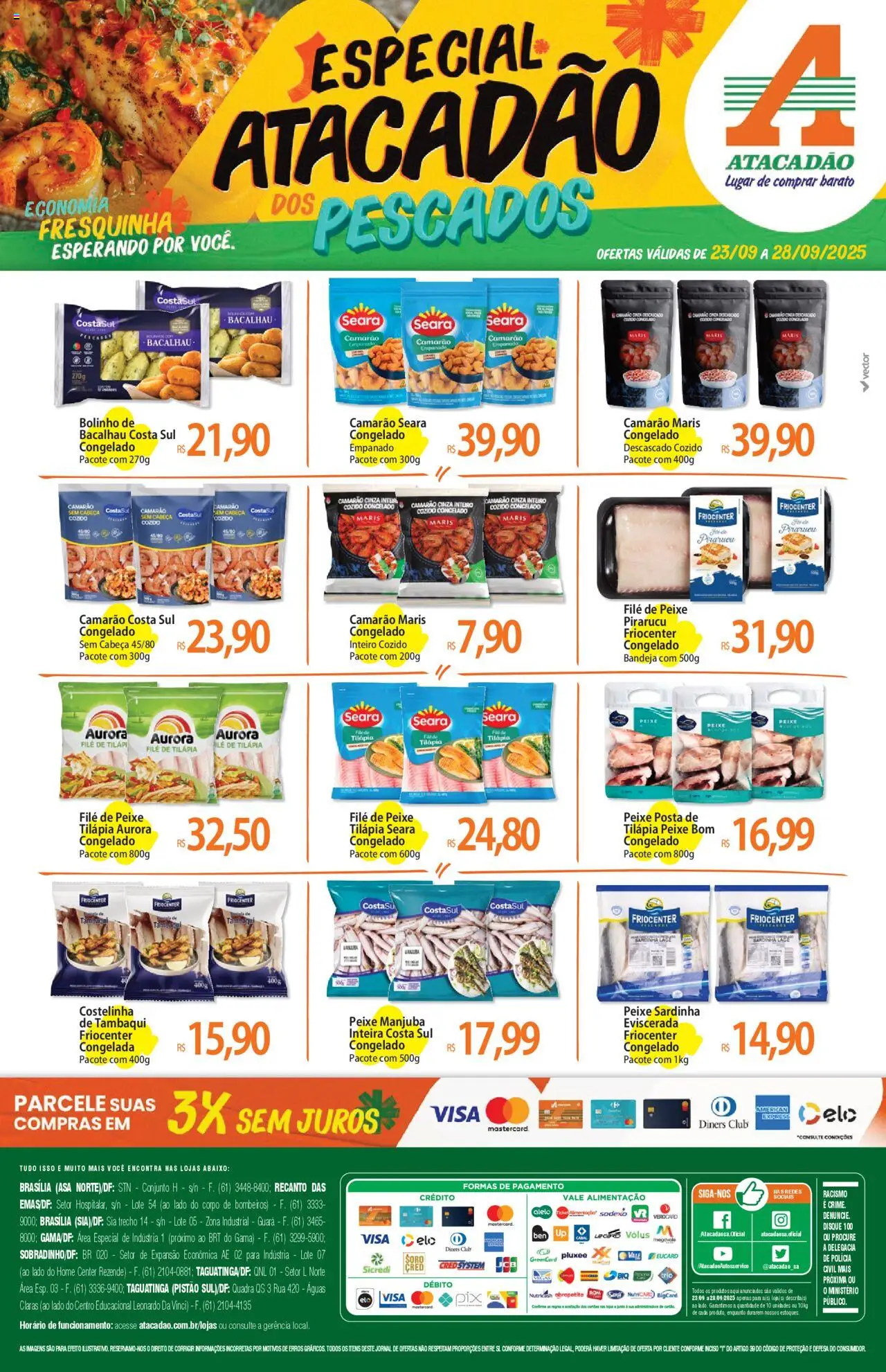 Atacadão folheto "Ofertas - DF" válido a partir de 23/09/2025 - número de página 1