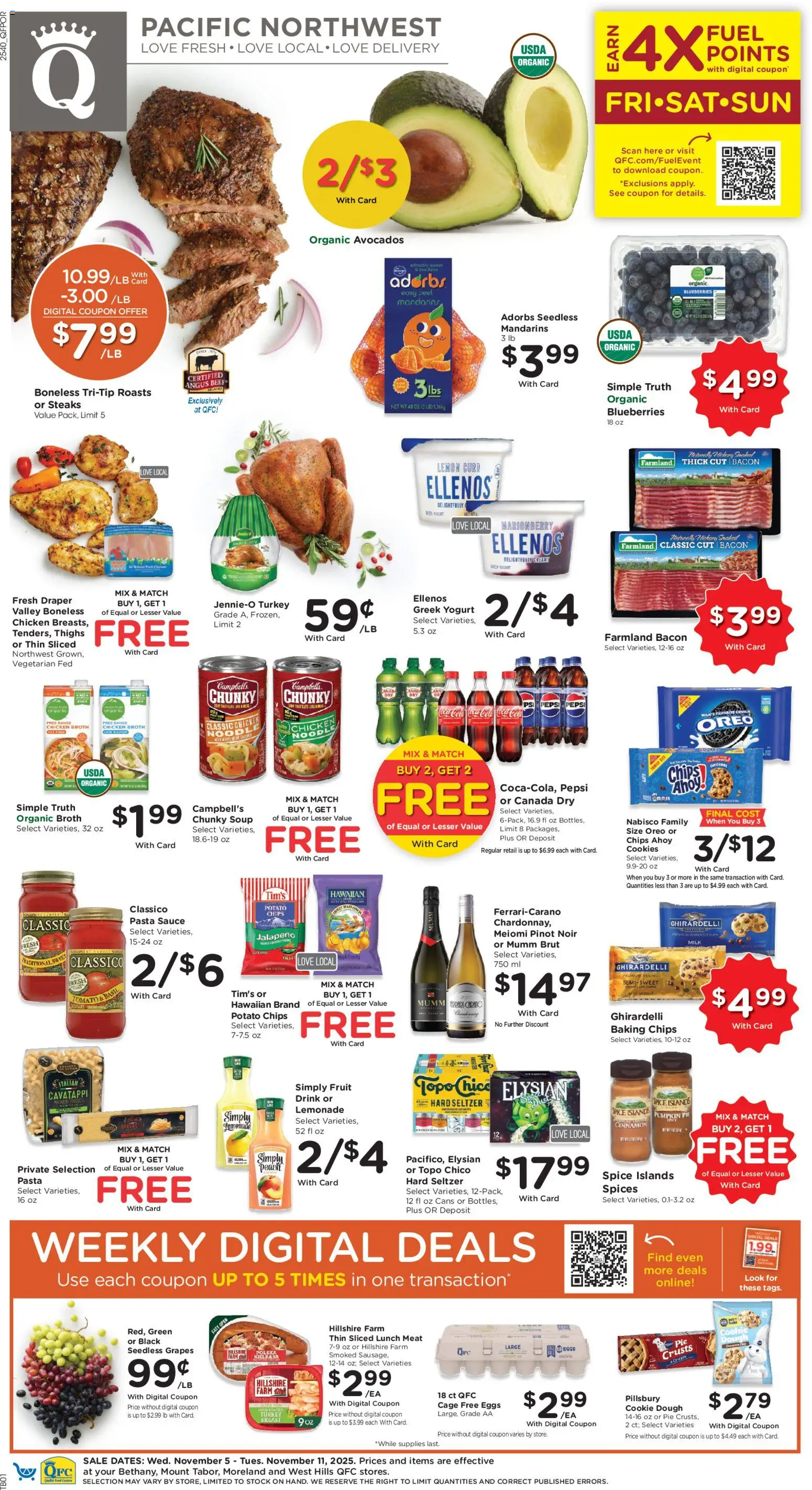 Ad Preview of QFC Weekly Ad - OR from 11/05/2025
