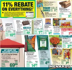 Ad Preview of Menards Weekly Ad from 09/04/2025