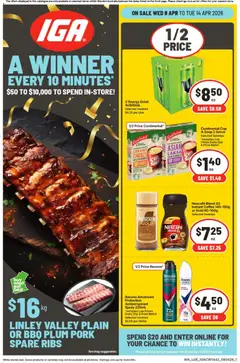 Preview of catalogue IGA catalogue WA from shop IGA valid 08/04/2026