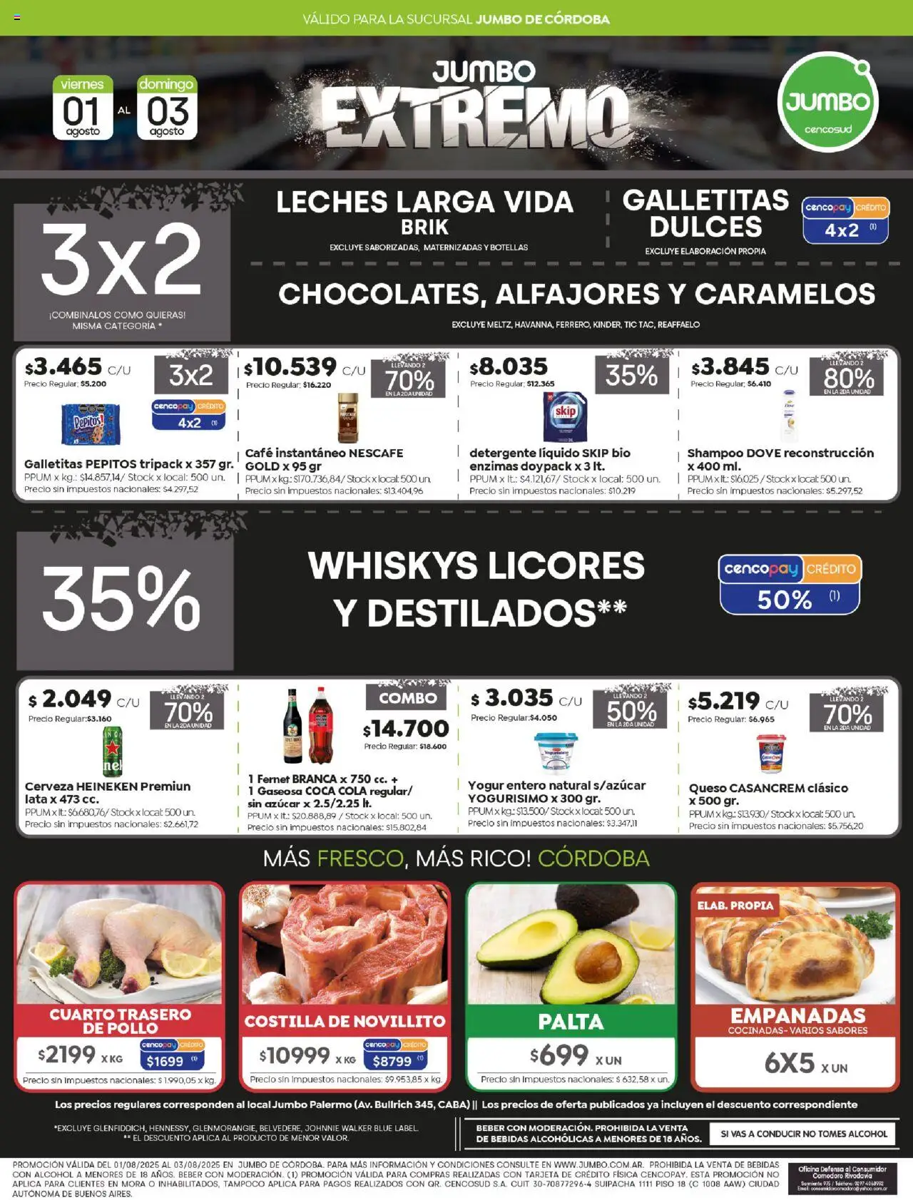 Jumbo Ofertas - Córdoba del 01/08/2025 >> Catálogo