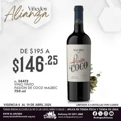 Vista previa las ofertas de la tienda Bodegas Alianza - Bodegas Alianza catálogo Viñedos Alianza desde el 06/04/2026 