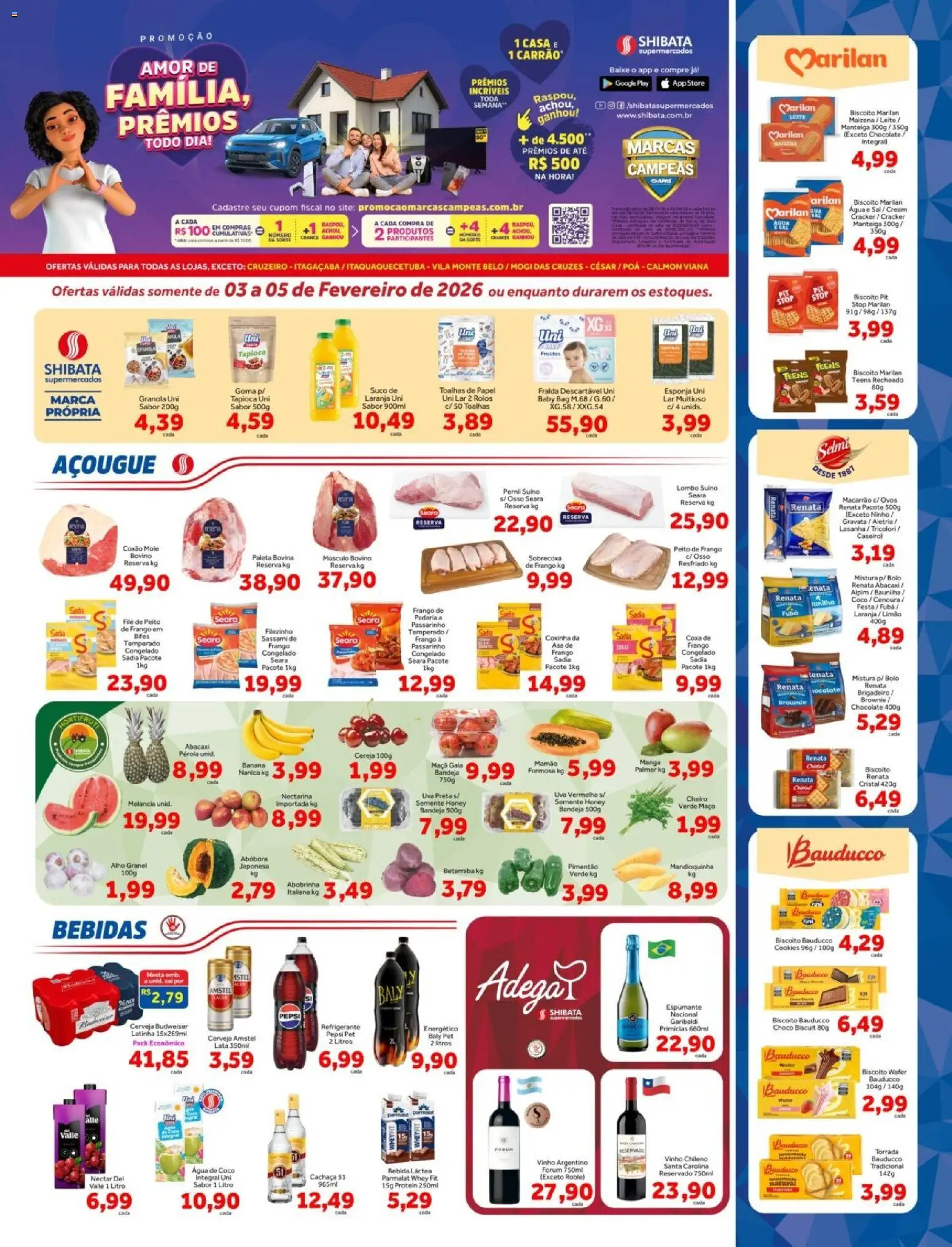 Pré-Visualização do folheto "Ofertas da semana" da loja Shibata válido a partir de 03/02/2026