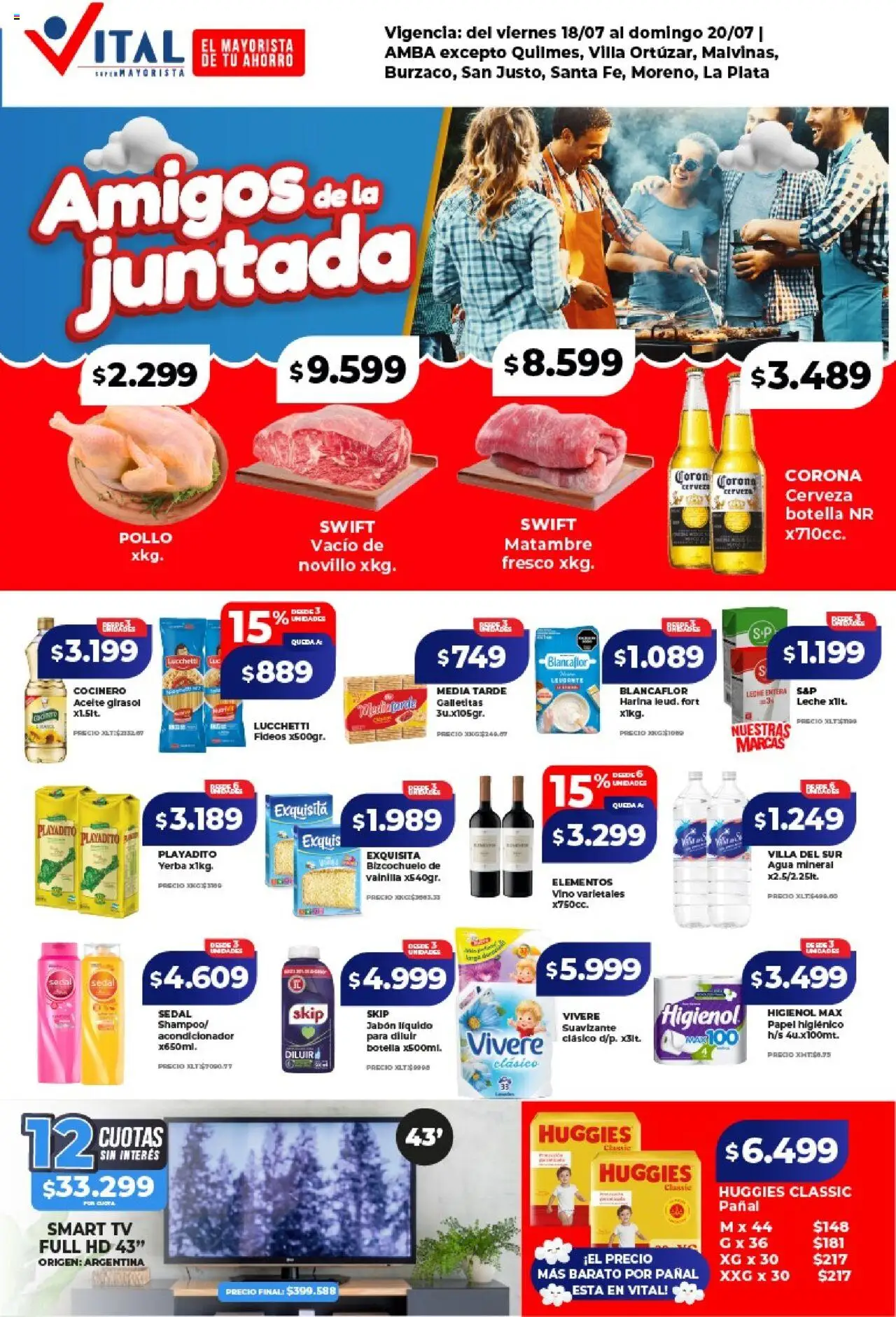 Vital Ofertas fin de semana - Laferrere del 18/07/2025 >> Catálogo