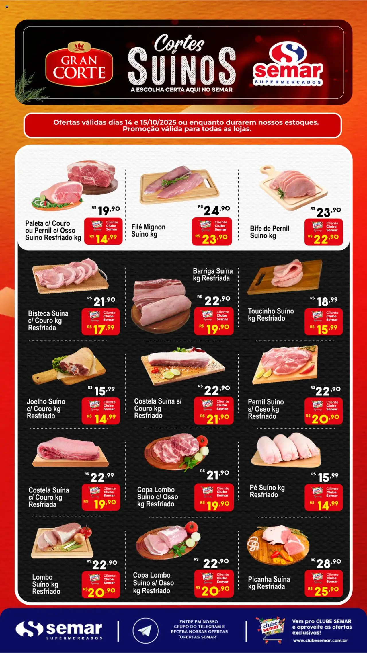 Semar Supermercado folheto "Ofertas do Açougue" válido a partir de 14/10/2025 - número de página 1