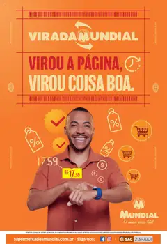 Pré-Visualização do folheto "Encarte" da loja Mundial válido a partir de 29/08/2025