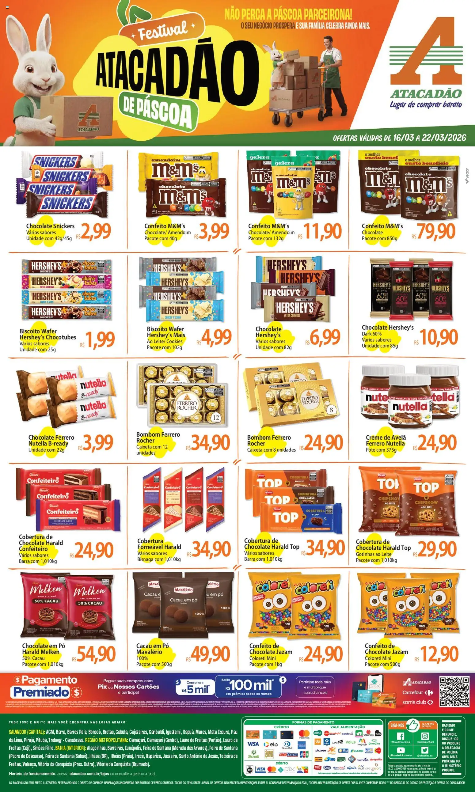 Pré-Visualização do folheto "Atacadão ofertas - BA" da loja Atacadão válido a partir de 16/03/2026