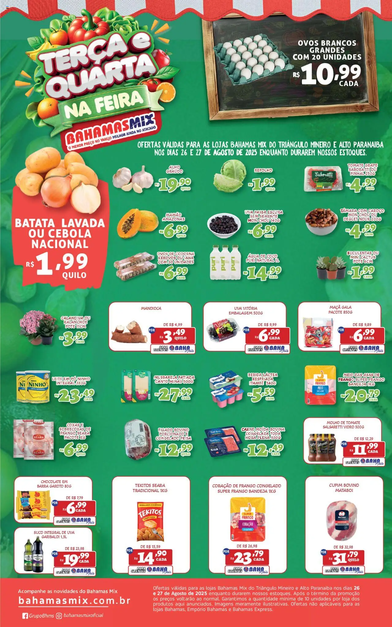 Bahamas Mix folheto "Ofertas Terça e Quarta na Feira" válido a partir de 26/08/2025 - número de página 1