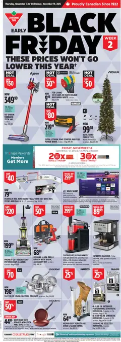 Un aperçu du dépliant Black Friday Flyer du magasin Canadian Tire est valide à partir 13 nov. 2025