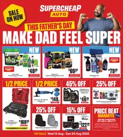 Preview of catalogue Catalogue from shop Supercheap Auto valid 13/08/2025