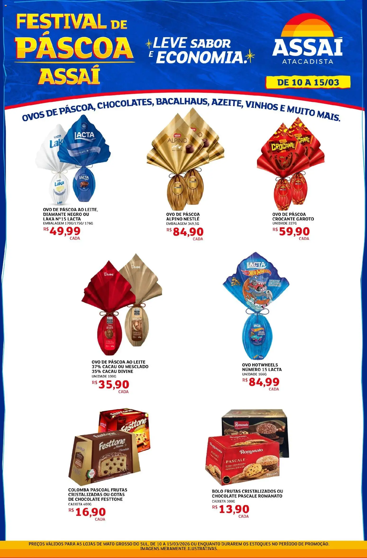 Pré-Visualização do folheto "Assaí Atacadista ofertas - MS" da loja Assaí Atacadista válido a partir de 10/03/2026