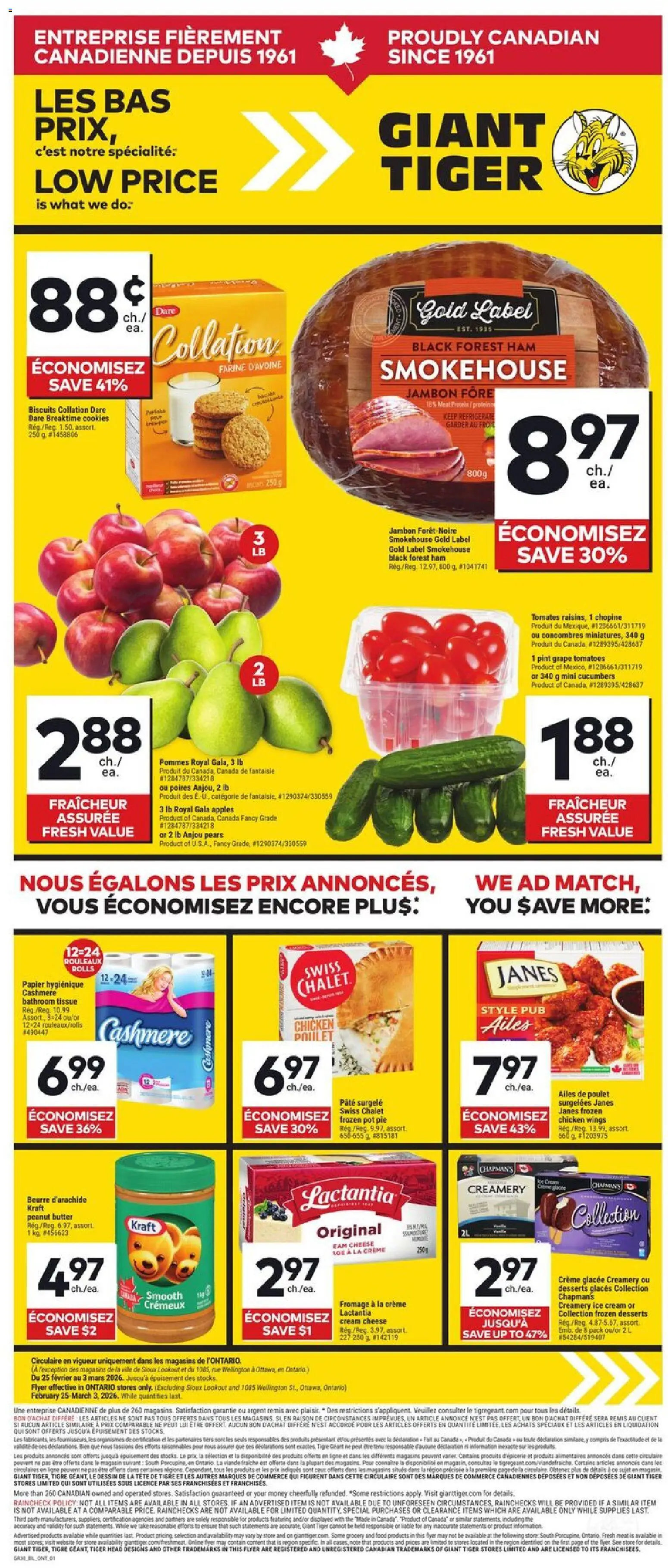 Preview of leaflet Circulaire from shop Giant Tiger is valid from Feb 25, 2026