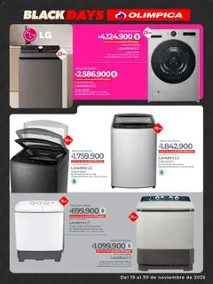  Vista previa del prospecto Black Friday del almacen Olímpica válida del 19/11/2025 al 30/11/2025 | Página: 17
