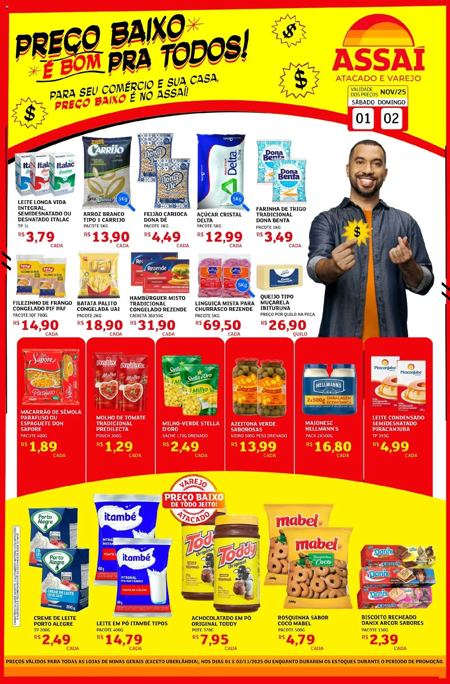 Pré-Visualização do folheto "Encarte - MG" da loja Assaí Atacadista válido a partir de 01/11/2025