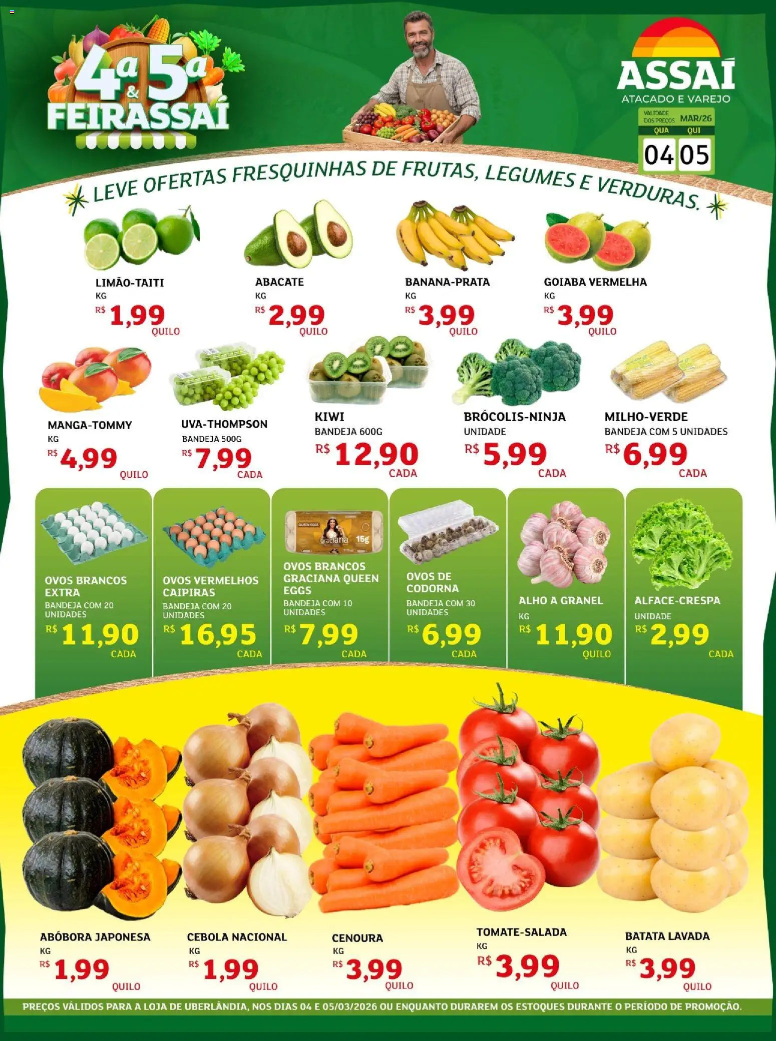 Pré-Visualização do folheto "Assaí Atacadista ofertas - MG" da loja Assaí Atacadista válido a partir de 04/03/2026