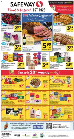 Ad Preview of Safeway Weekly Ad from 07/30/2025