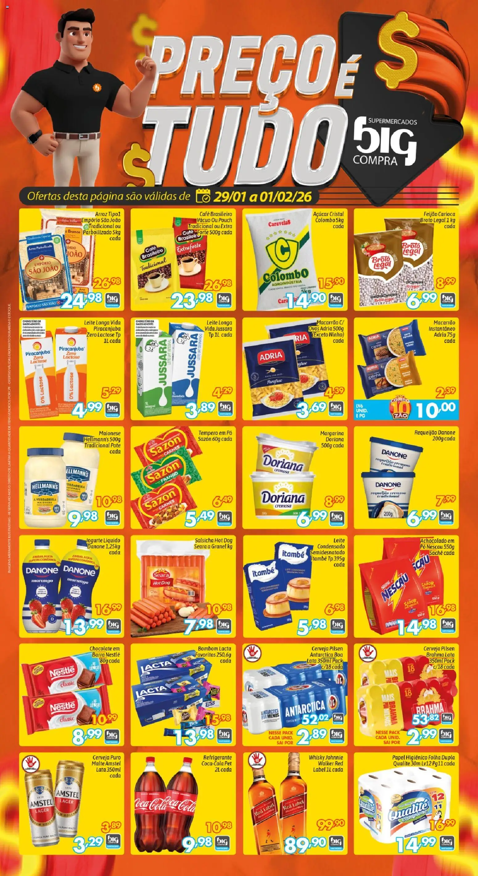 Pré-Visualização do folheto "Ofertas da semana" da loja Big Compra válido a partir de 29/01/2026