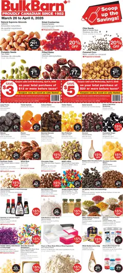 Preview of leaflet Bulk Barn weekly flyer / circulaire from shop Bulk Barn is valid from Mar 26, 2026