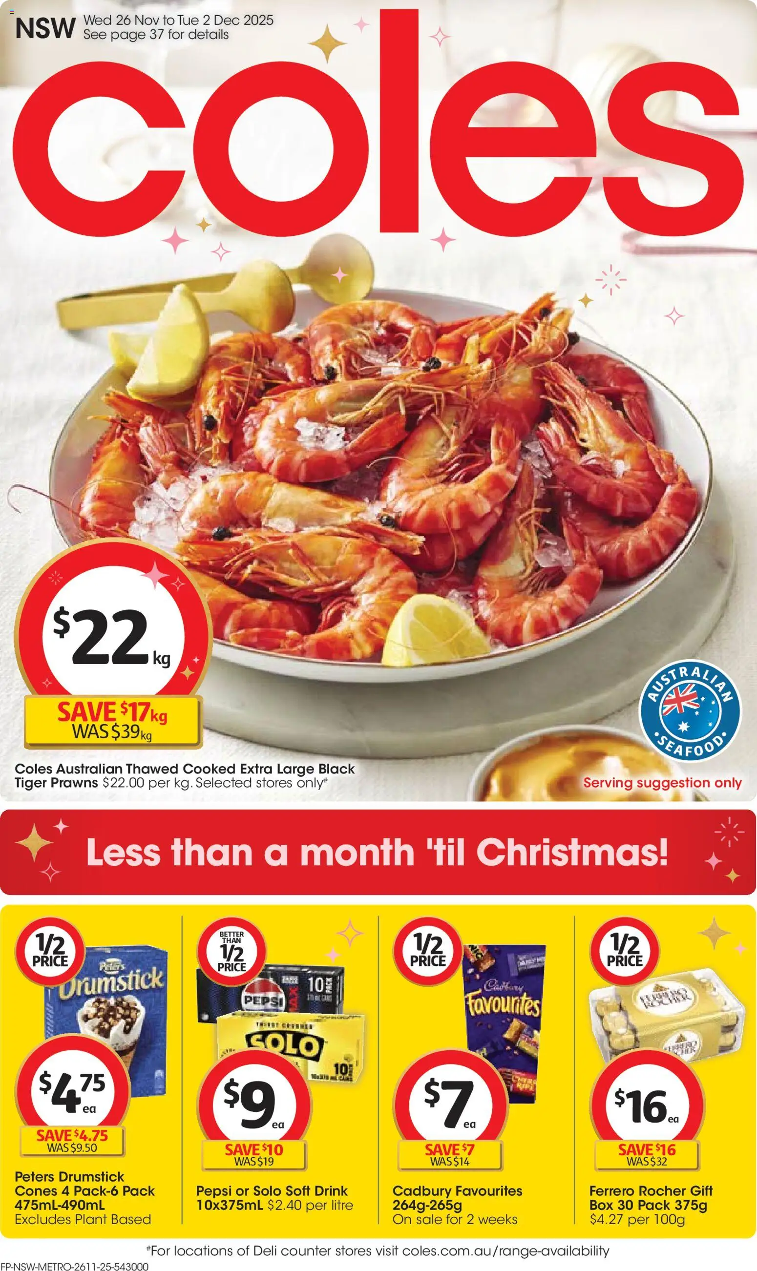 Preview of catalogue Black Friday from shop Coles valid 26/11/2025