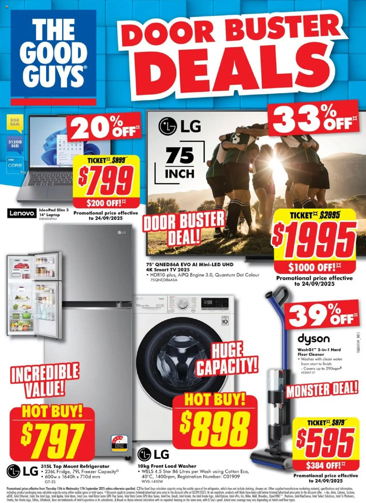 The Good Guys catalogue valid from 10/09/2025 - page 1
