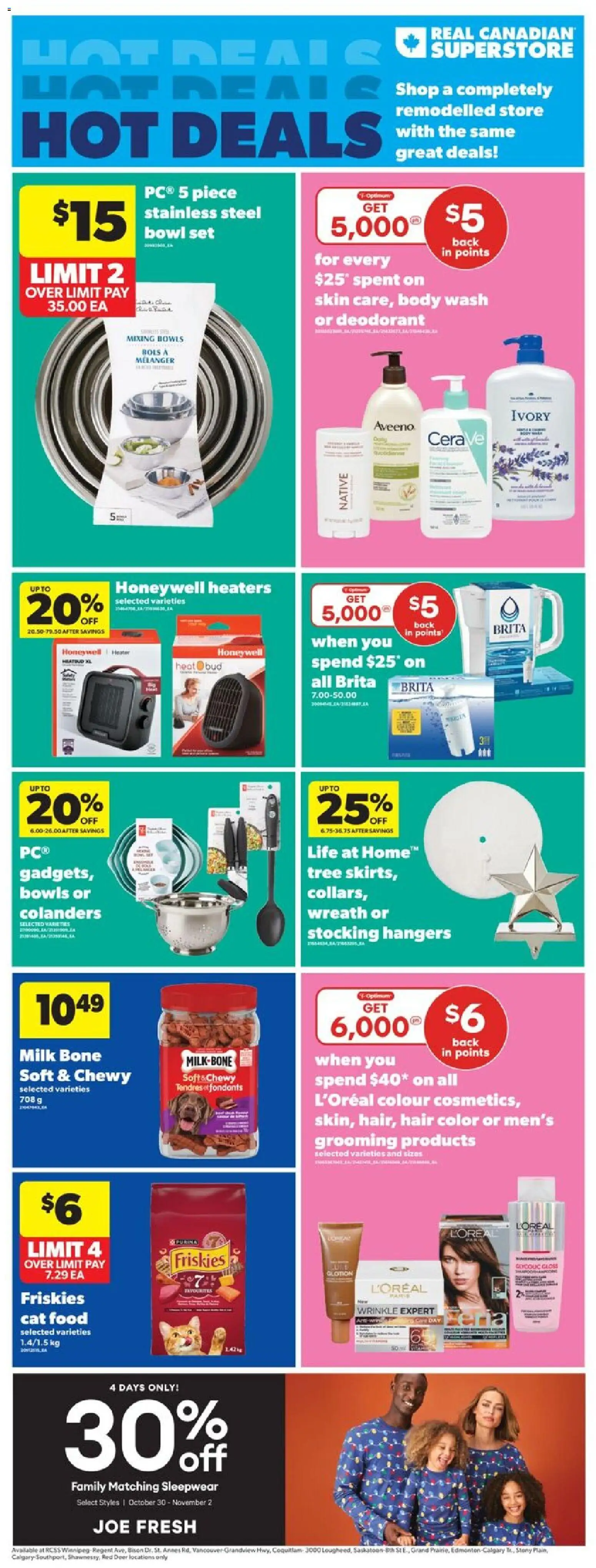Preview of leaflet Weekly Flyer - NU from shop Real Canadian Superstore is valid from Oct 30, 2025
