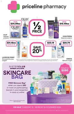 Preview of catalogue Catalogue from shop Priceline Pharmacy valid 13/11/2025