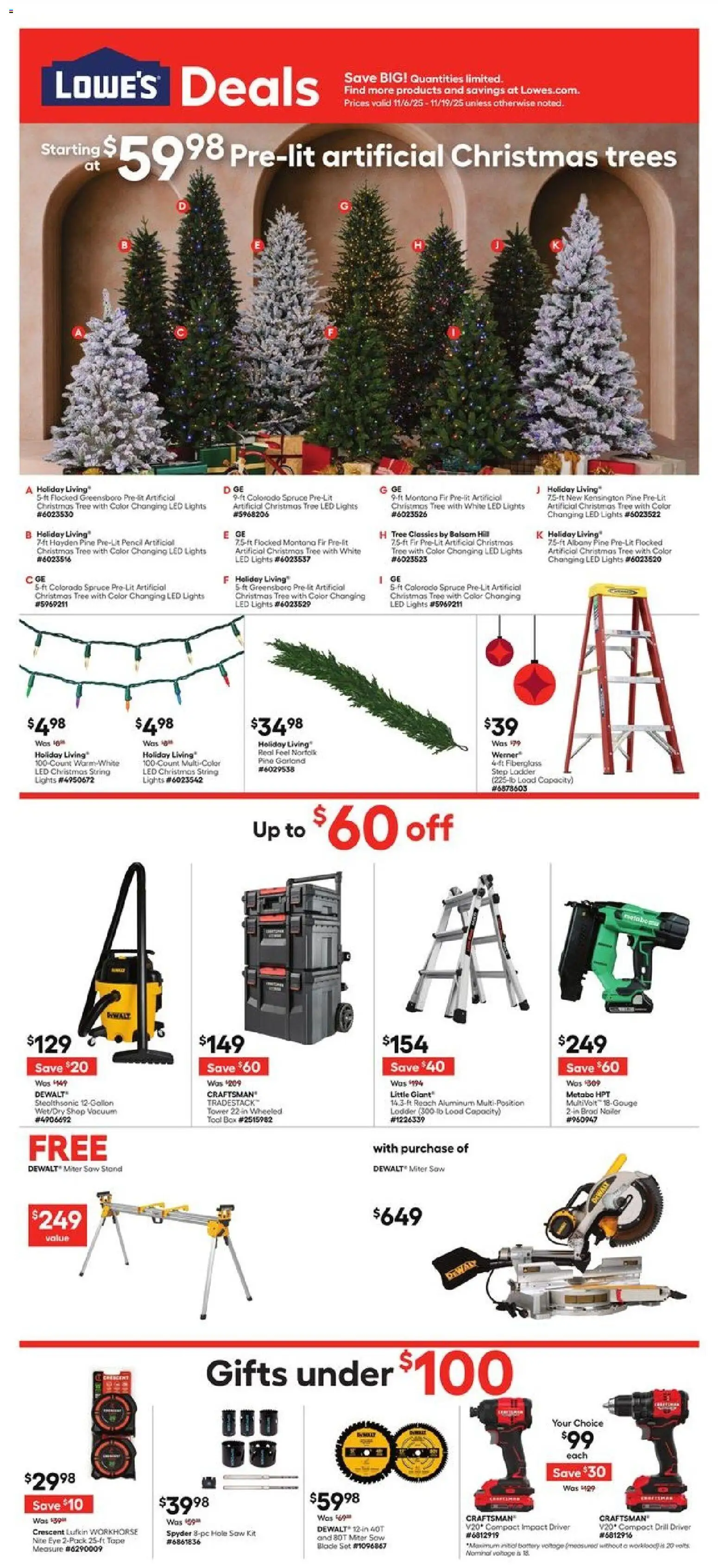 Ad Preview of Lowe's Weekly Ad from 11/06/2025