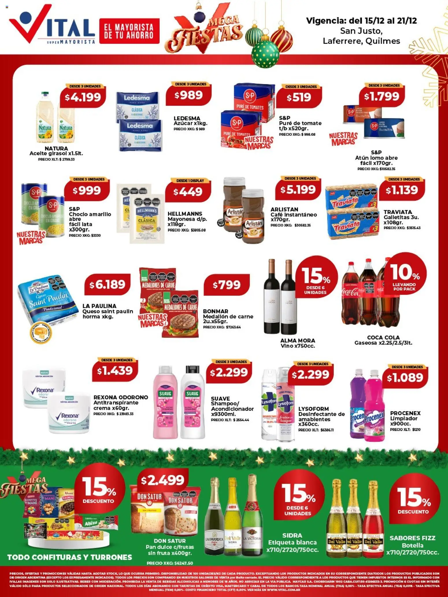 Vista previa del folleto de la tienda Vital válido desde el 15/12/2025 