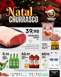 Pré-Visualização do folheto "Ofertas Churrasco" da loja Mercadão Atacadista válido a partir de 22/12/2025