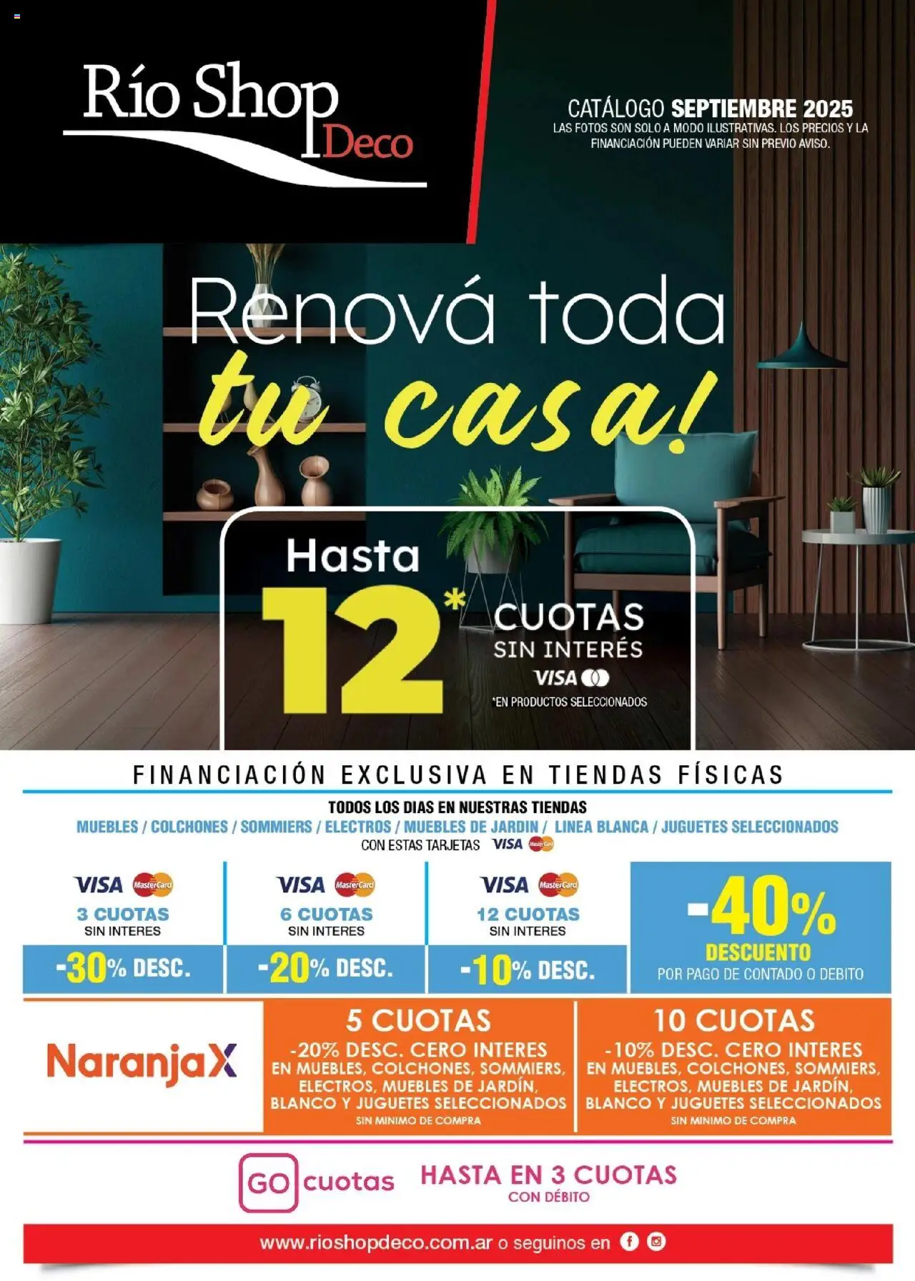 Río Shop Deco Catálogo del 01/09/2025 Online