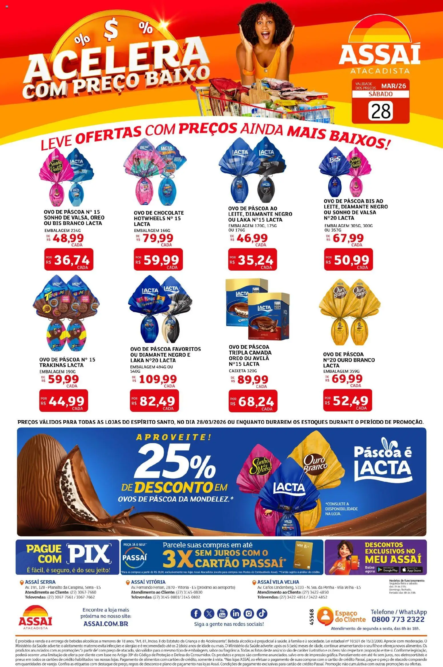 Pré-Visualização do folheto "Assaí Atacadista ofertas - ES" da loja Assaí Atacadista válido a partir de 29/03/2026