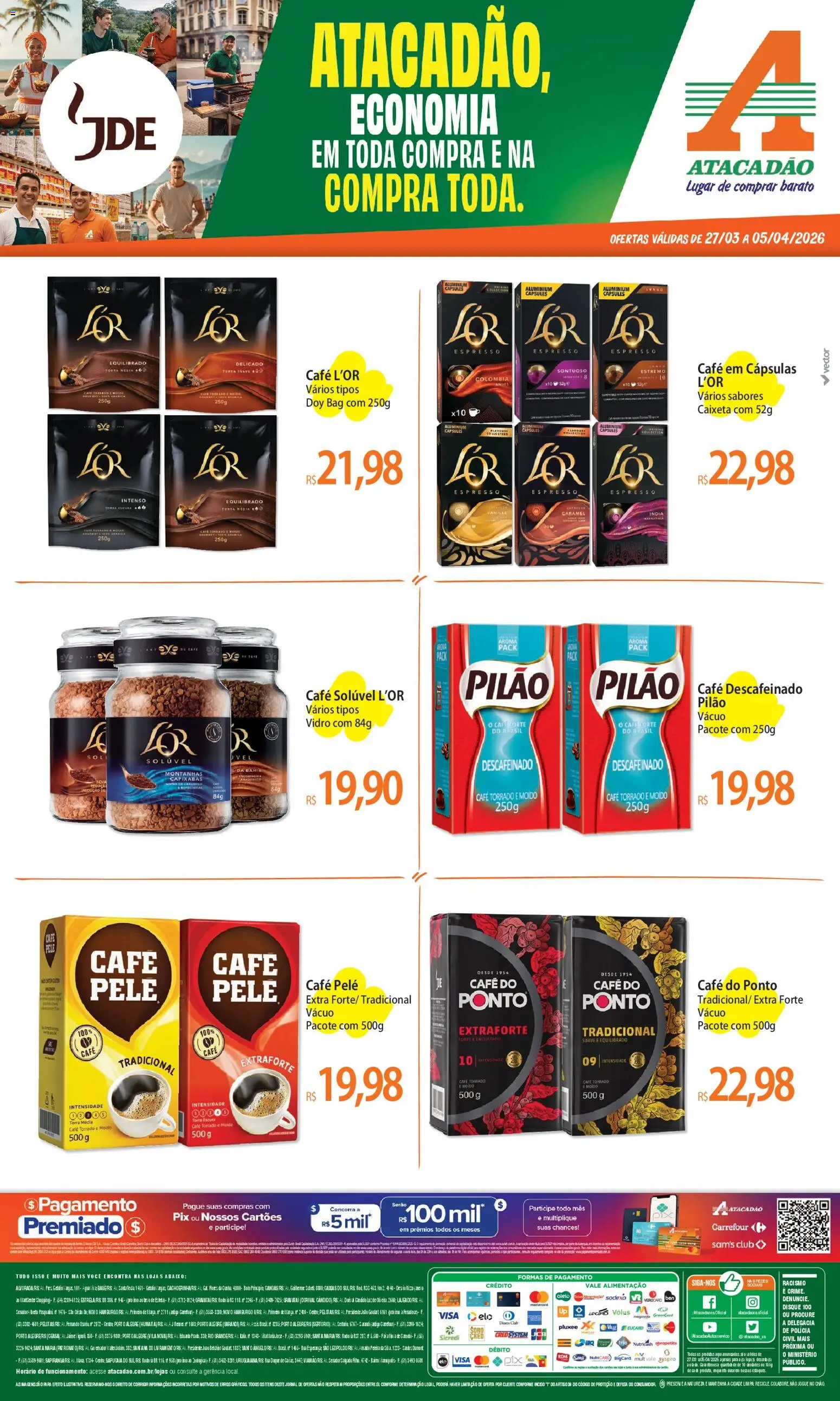 Pré-Visualização do folheto "Atacadão ofertas - RS" da loja Atacadão válido a partir de 27/03/2026