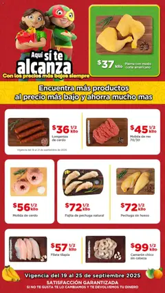 Vista previa las ofertas de la tienda Bodega Aurrerá - Folleto Precio más Bajo desde el 19/09/2025 